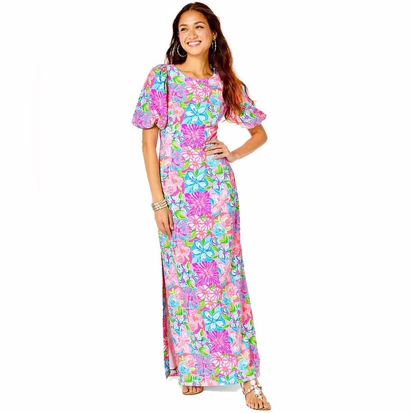 NWT Lilly Pulitzer‎ Kimberle Maxi Take it from your Mums Size 00 - Picture 1 of 12